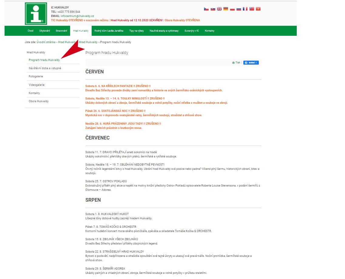 web2 image web2 Hukvaldy a jeho informační centrum chtějí poskytovat ještě lepší služby.