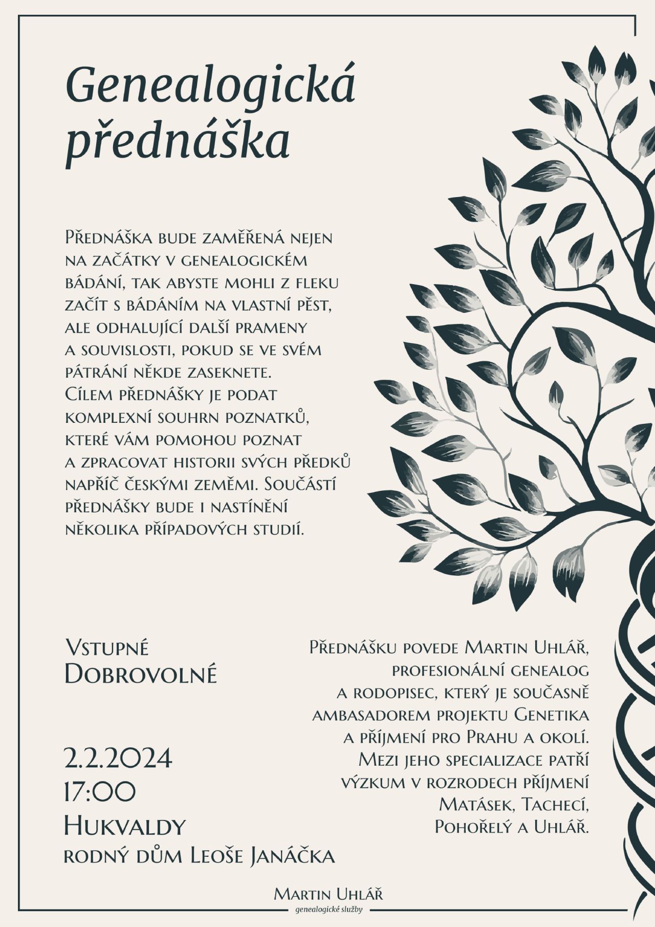 genealogiská_přednáška image genealogiská přednáška