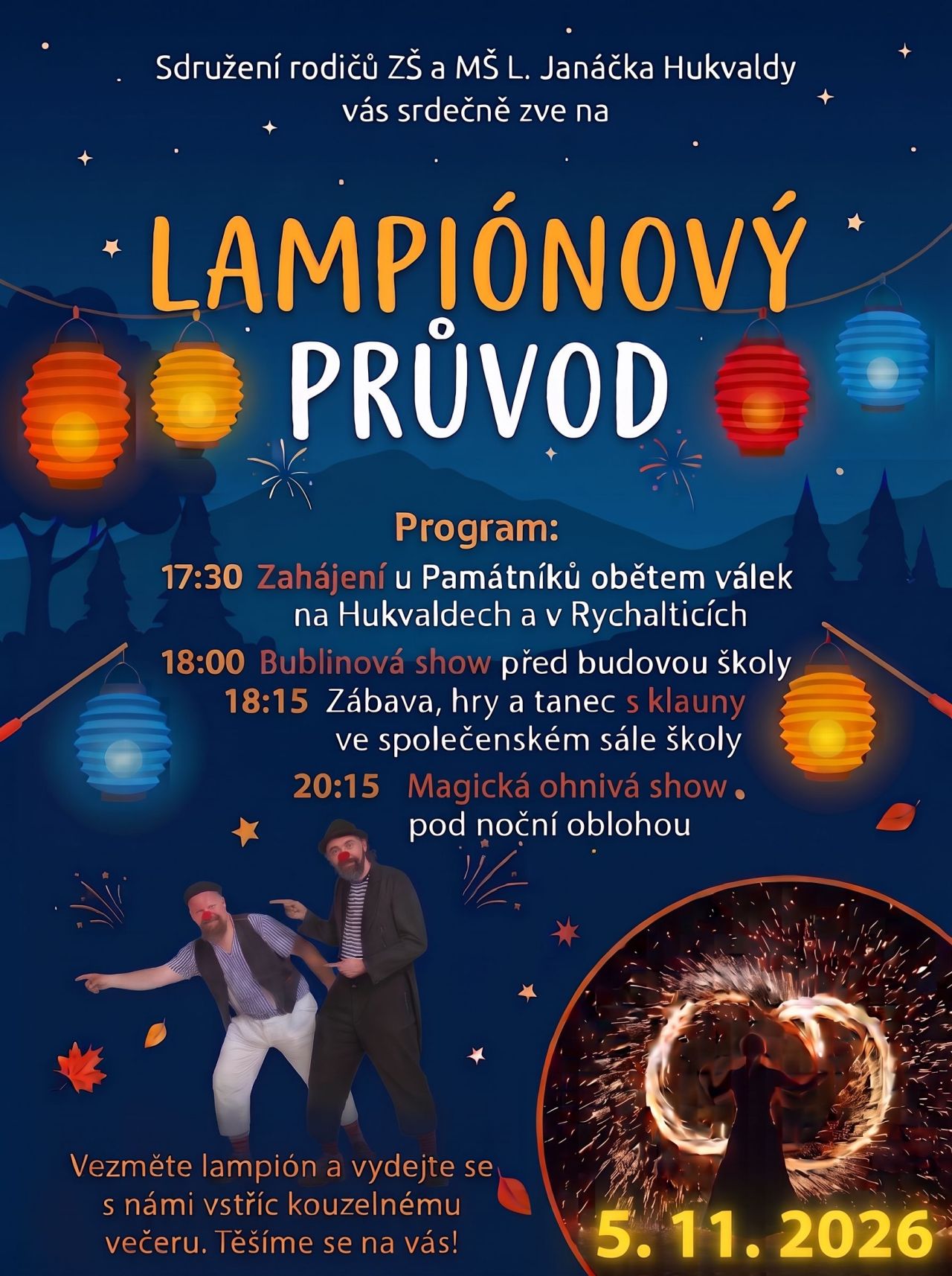 Lampiónový_průvod_2026 image Lampiónový_průvod_2026 Obec Hukvaldy, obecní úřad
